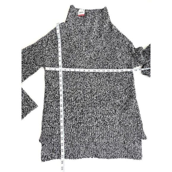 ‎American Rag Sweater Top XS Black White Cowl-Neck - Picture 3 of 5